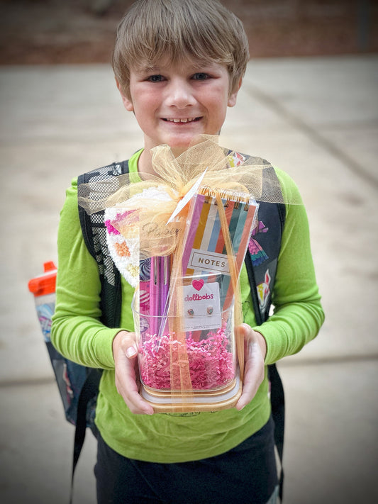 Rainbow Teacher gift with free rainbow printable gift tag